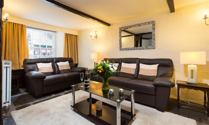 Birchcroft in Ambleside, Cumbria. Permit parking. Two bedrooms, two bathrooms, 1 pet. Near amenities