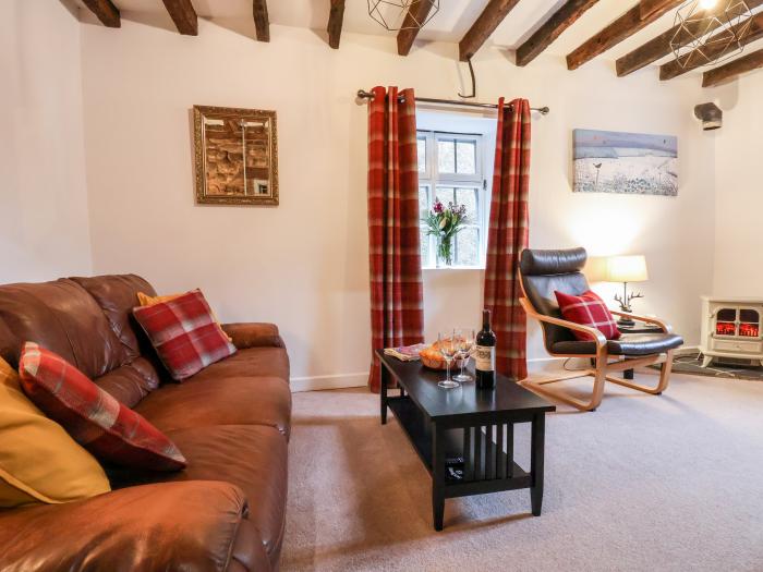 The Brewhouse, Minton, near Church Stretton, Shropshire. In an AONB. Countryside view. Electric fire