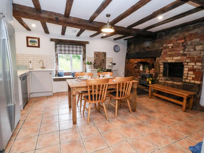 The Brewhouse, Minton, near Church Stretton, Shropshire. In an AONB. Countryside view. Electric fire