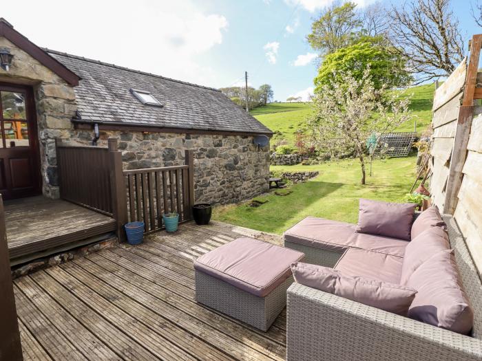 Beudy Penarddwnion near Dolgellau, in Gwynedd. Two-bedroom barn conversion, enjoying stunning views.