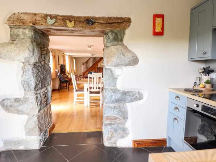 Beudy Penarddwnion near Dolgellau, in Gwynedd. Two-bedroom barn conversion, enjoying stunning views.