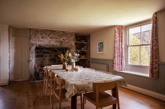 Bosistow Farmhouse, Porthgwarra, Cornwall. Four-bedroom home, near the beach. Enclosed garden. Pets.