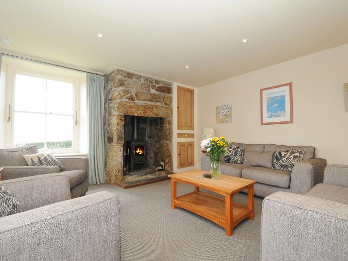 Bosistow Farmhouse, Porthgwarra, Cornwall. Four-bedroom home, near the beach. Enclosed garden. Pets.