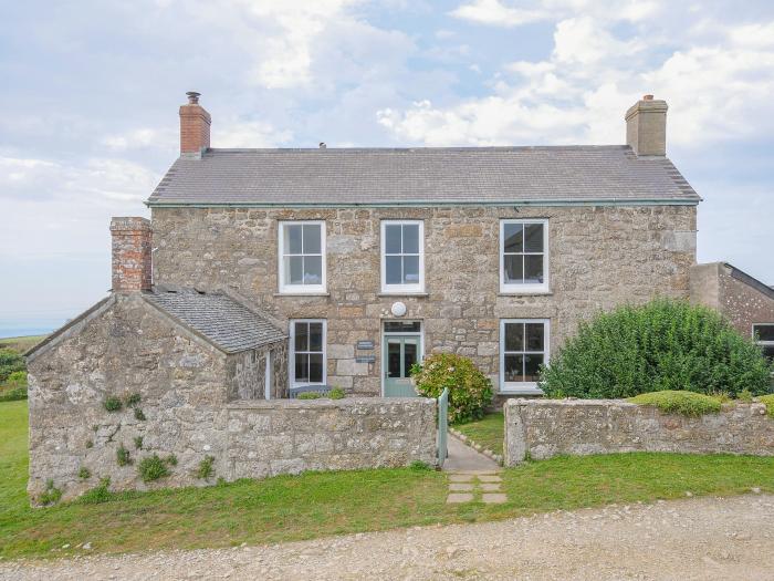 Bosistow Farmhouse, Porthgwarra, Cornwall. Four-bedroom home, near the beach. Enclosed garden. Pets.