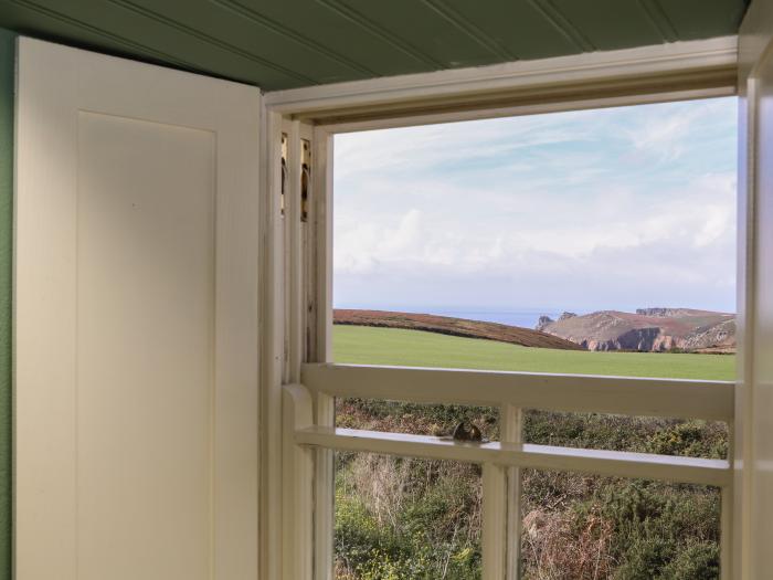 Faraway Cottage, is near Porthgwarra, Cornwall. Two-bedroom cottage with pretty views. Pet-friendly.