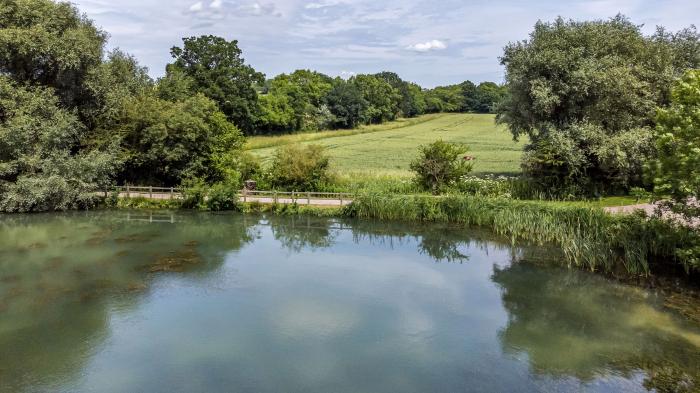 The Sheperds Hut at Bridge Lake Farm &amp; Fishery, Chacombe