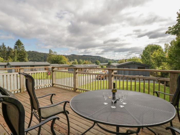 Leafy Nook is in Hawkshead, in Cumbria. Three-bedroom lodge with woodburning stove. In National Park