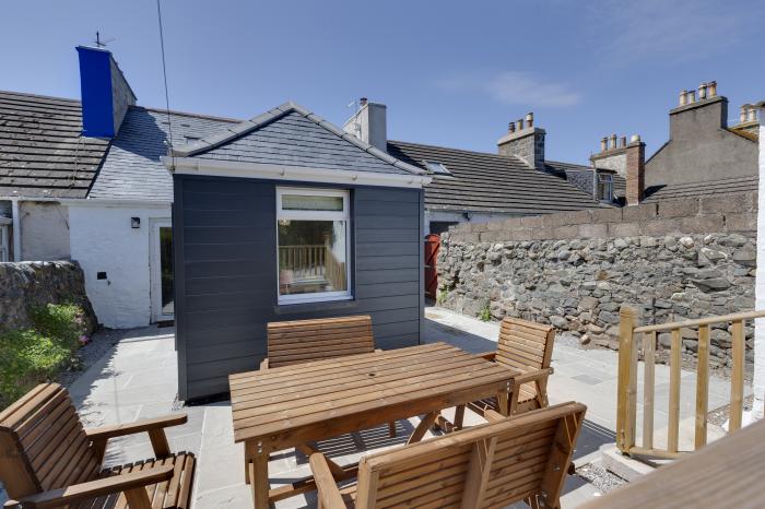 Westview, Port William near Whithorn, Scotland. Coastal. Enclosed garden. Close to beach and shops.