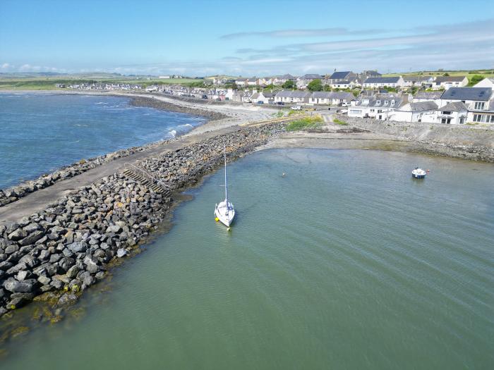 Westview, Port William near Whithorn, Scotland. Coastal. Enclosed garden. Close to beach and shops.