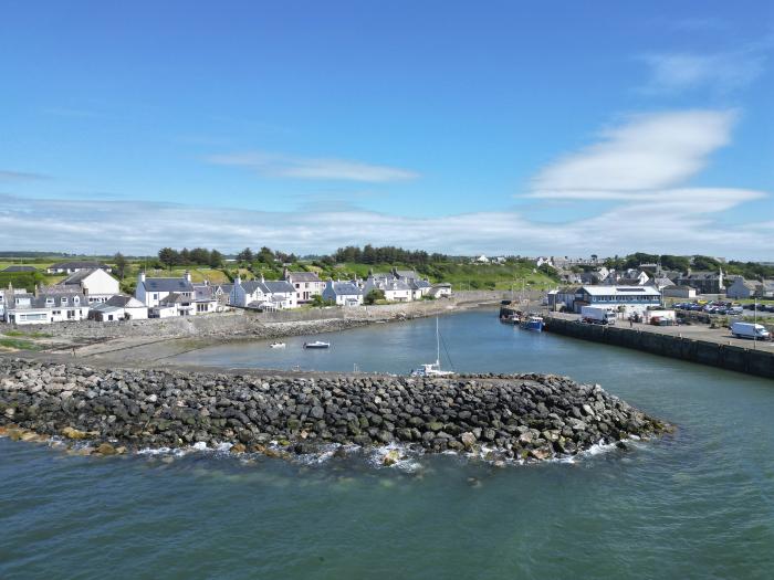 Westview, Port William near Whithorn, Scotland. Coastal. Enclosed garden. Close to beach and shops.