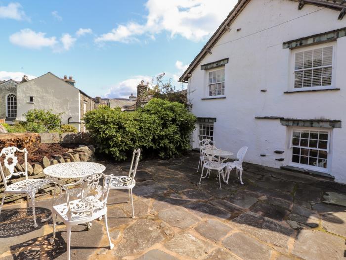 Ann Tysons House in Hawkshead, Cumbria. Three-bedroom home in the heart of the village. Characterful