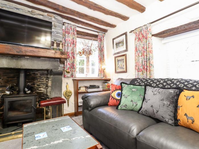 Ann Tysons House in Hawkshead, Cumbria. Three-bedroom home in the heart of the village. Characterful