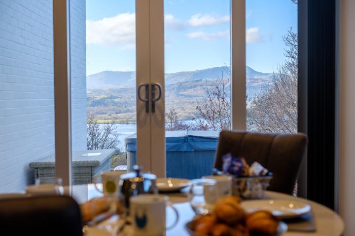 Paddock House, Ambleside, Lake District National Park. Views over Lake Windermere and mountain range