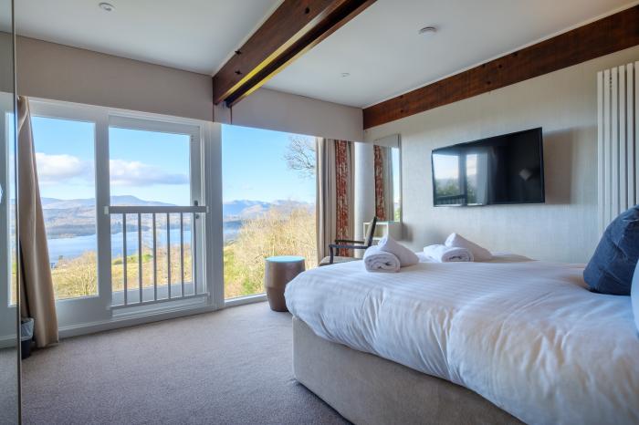 Paddock House, Ambleside, Lake District National Park. Views over Lake Windermere and mountain range