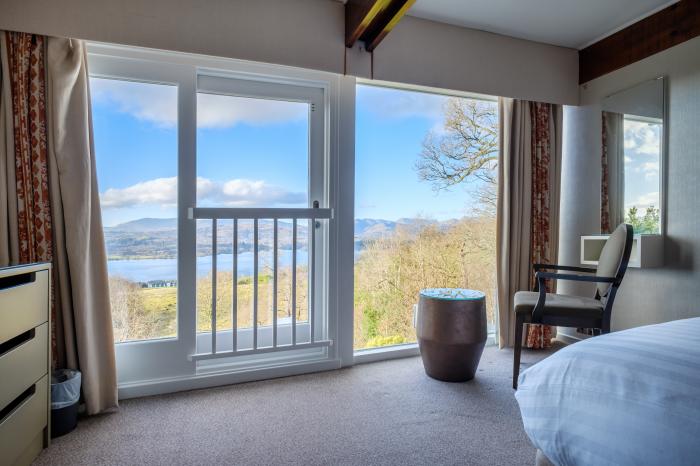 Paddock House, Ambleside, Lake District National Park. Views over Lake Windermere and mountain range