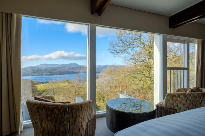 Paddock House, Ambleside, Lake District National Park. Views over Lake Windermere and mountain range