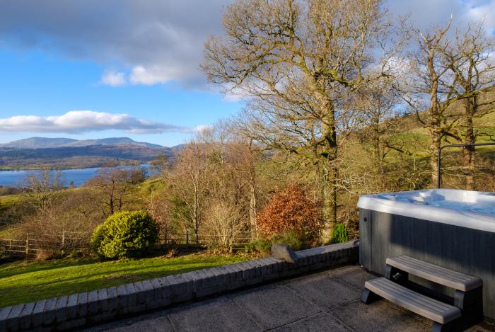 Paddock House, Ambleside, Lake District National Park. Views over Lake Windermere and mountain range