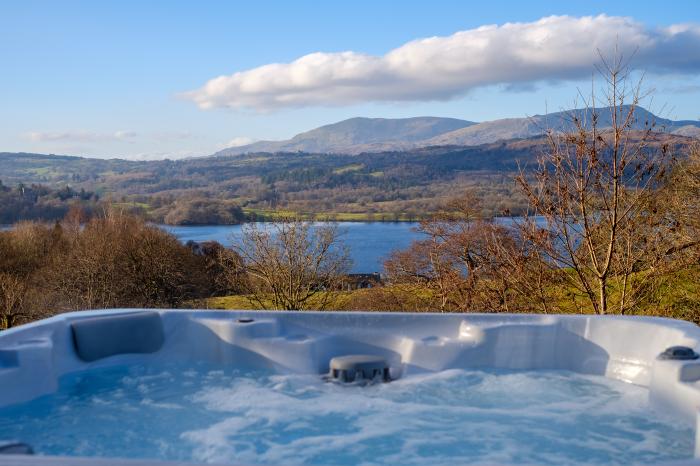 Paddock House, Ambleside, Lake District National Park. Views over Lake Windermere and mountain range