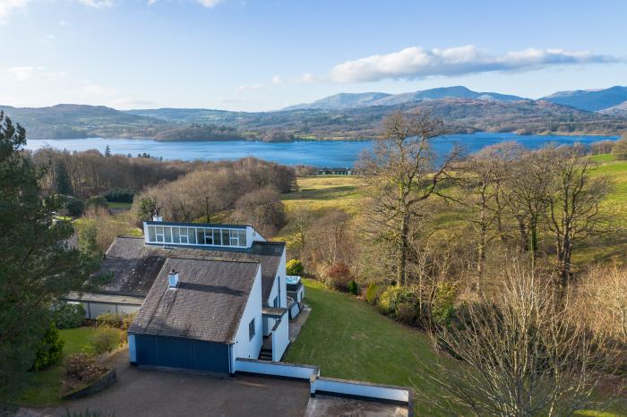 Paddock House, Ambleside, Lake District National Park. Views over Lake Windermere and mountain range