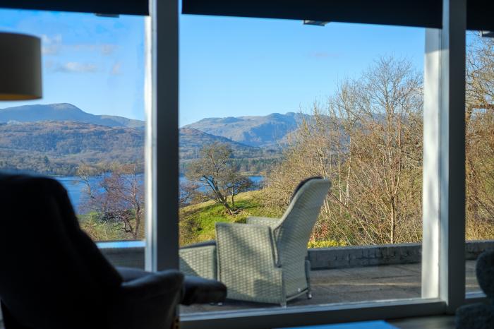 Paddock House, Ambleside, Lake District National Park. Views over Lake Windermere and mountain range