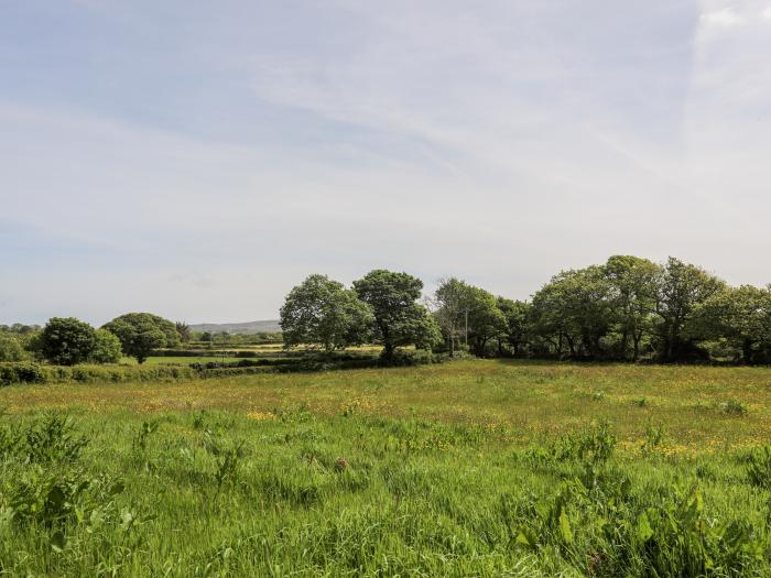 Tyddyn Parthle Pod 1 in Bontnewydd, Gwynedd. Studio-style pod, ideal for couples. Countryside views.