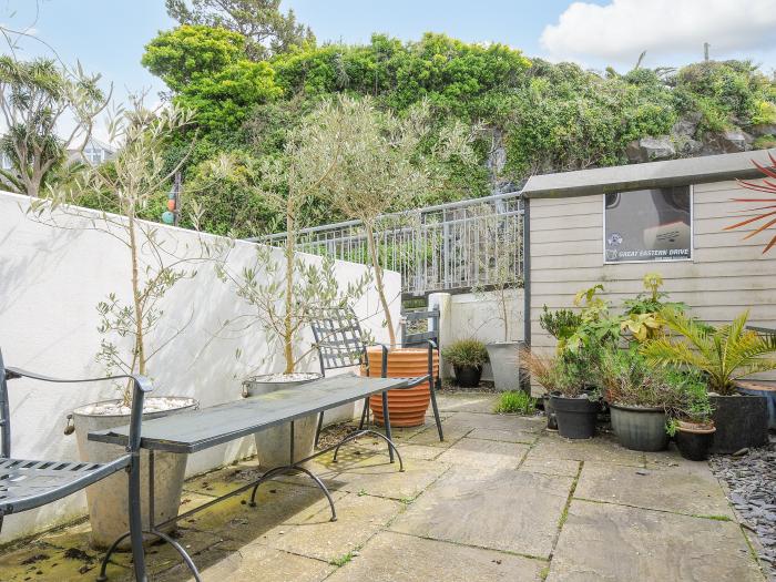 Beach Haven, St Ives, Cornwall. Off-road parking. Close to a beach, shop and a pub. Enclosed garden.