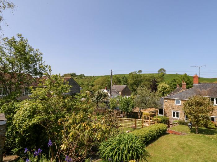 Tiddlers Cottage, in Uploders near Bridport, Dorset. Enclosed garden. TV. Close to shop. In an AONB.