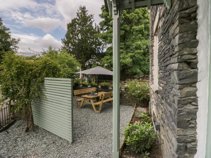 Rose Cottage, Ambleside, Cumbria. Close to local amenities. Woodburning stove. Riverside. Four beds.