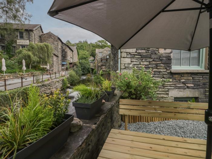 Rose Cottage, Ambleside, Cumbria. Close to local amenities. Woodburning stove. Riverside. Four beds.