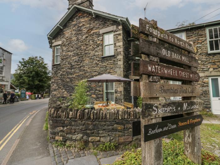 Rose Cottage, Ambleside, Cumbria. Close to local amenities. Woodburning stove. Riverside. Four beds.