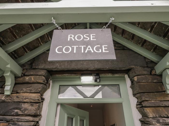 Rose Cottage, Ambleside, Cumbria. Close to local amenities. Woodburning stove. Riverside. Four beds.