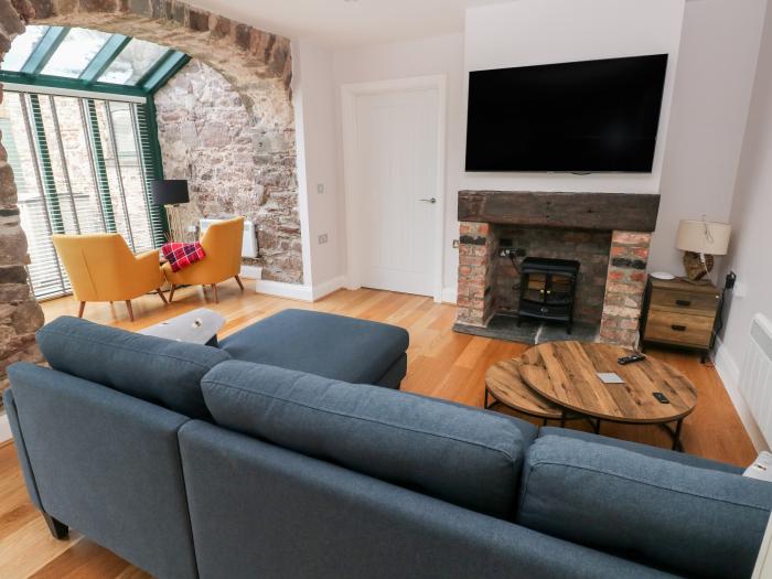 Skomer Cottage, Milford Haven, Pembrokeshire, South Wales, Open-living space, cottage, stone, rustic