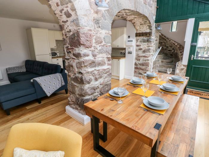 Skomer Cottage, Milford Haven, Pembrokeshire, South Wales, Open-living space, cottage, stone, rustic