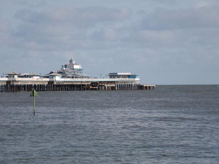 Jasmine Villa, Llandudno, Conwy. Elevated position with sea views. 2-beds. Terrace. Off-road parking