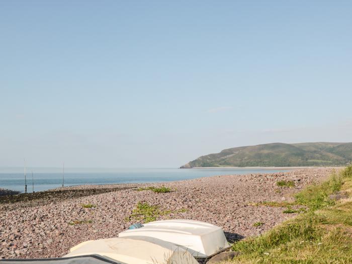 The Pound is in Porlock, Somerset. In the Exmoor National Park. Off-road parking. Close to amenities