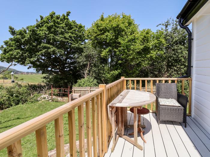 Melbecks near Abergele, Conwy. Wooden house. Original features. Sea views. 2-bed. Woodburning stove.