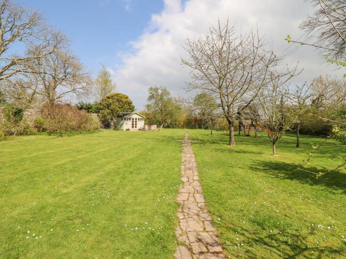 Y Wennol, Llangefni,Anglesey. Ample off-road parking and communal garden patios with summer house.