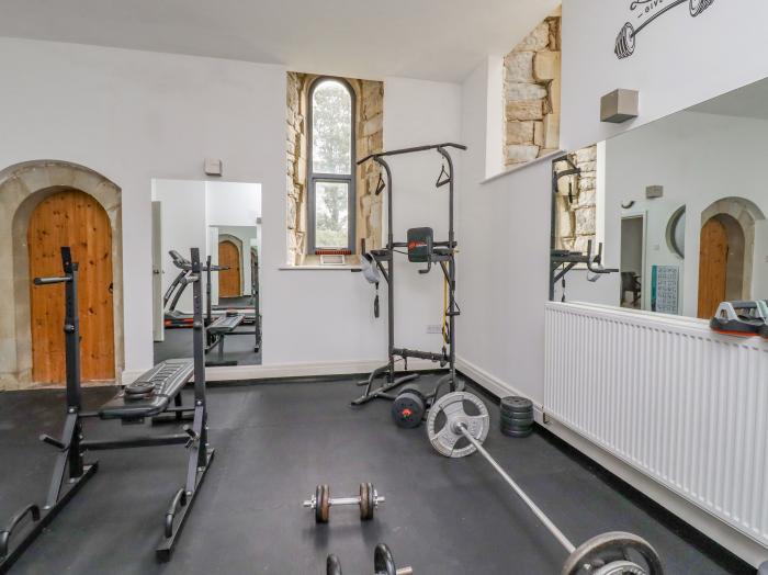 St Michael on the Hill, Rossendale, Lancashire. Five-bedroom, converted church with gym & games room