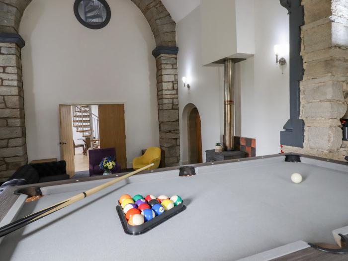 St Michael on the Hill, Rossendale, Lancashire. Five-bedroom, converted church with gym & games room