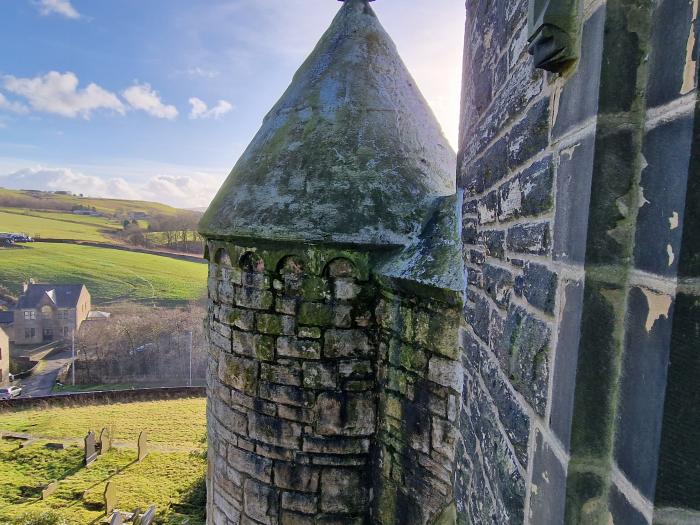 St Michael on the Hill, Rossendale, Lancashire. Five-bedroom, converted church with gym & games room