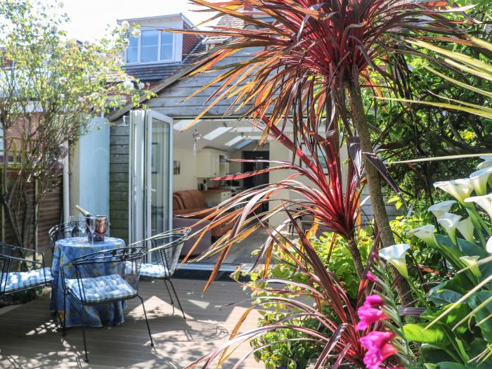 9 Coronation Road in Salcombe, Devon. Near a beach. Off-road parking. Pet-friendly. Enclosed garden.