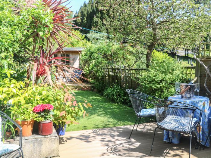 9 Coronation Road in Salcombe, Devon. Near a beach. Off-road parking. Pet-friendly. Enclosed garden.