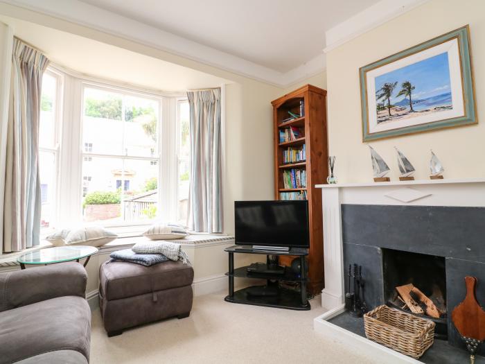 9 Coronation Road in Salcombe, Devon. Near a beach. Off-road parking. Pet-friendly. Enclosed garden.