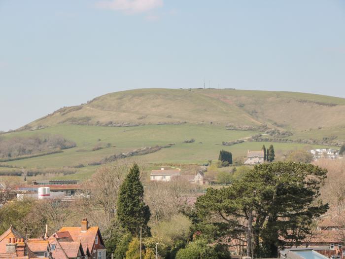 The Penthouse in Swanage, Dorset,allocated off-road parking, roof terrace, pet-free, close to beach.