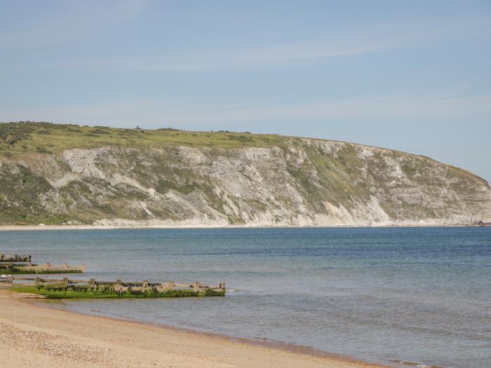 The Penthouse in Swanage, Dorset,allocated off-road parking, roof terrace, pet-free, close to beach.