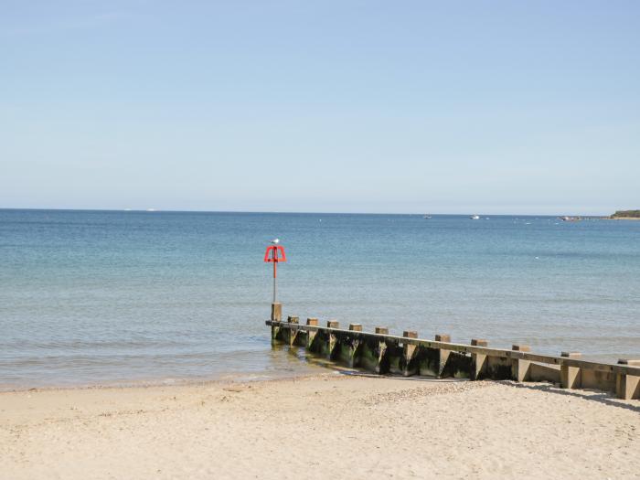 The Penthouse in Swanage, Dorset,allocated off-road parking, roof terrace, pet-free, close to beach.