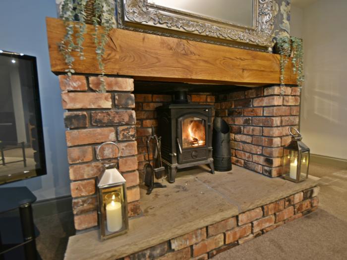 43 Waddow View is in Waddington, near Clitheroe in Lancashire, woodburning stove, roadside parking,