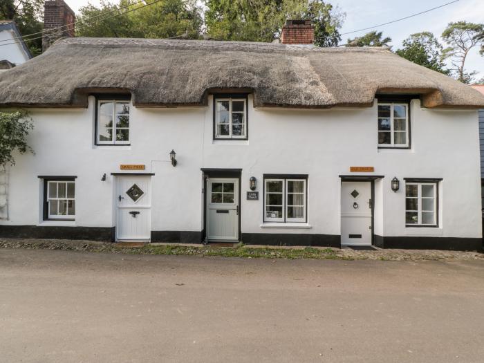 The Old Thatch, Porlock, Somerset. In Exmoor National Park. Pretty view. Pet-friendly. Close to shop