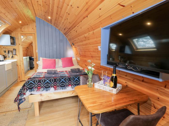 Conwy Pod, Capel Garmon near Betws-Y-Coed, Conwy, North Wales, In Eryri National Park, Studio-style.