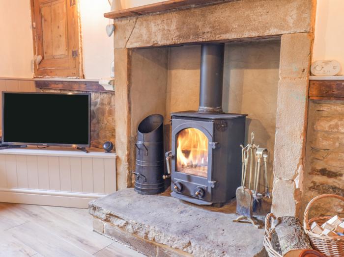 Esme's Cottage, Whitby, North Yorkshire, multi-fuel stove, in North York Moors National Park, 2 bed.